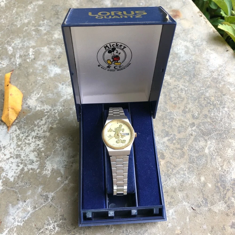 Lorus Mickey & Co Ladies Two Tone Watch Link Band